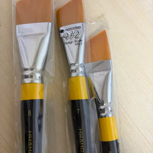 [BUNJANG] Hwahong Angled Brush Bundle Set (Sealed) / 일괄) 화홍 사선붓 미개봉