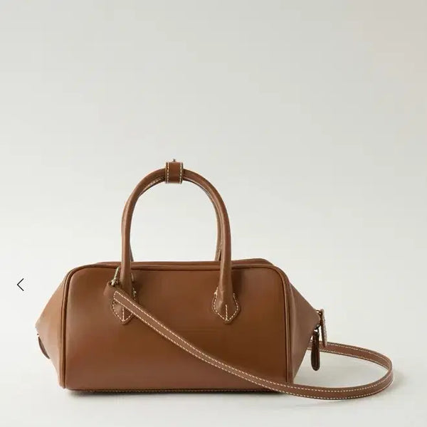 [BUNJANG] SIE "Brot Stitch" Medium Handle Bag Camel Crossbody Tote Bag / SIE 시에 브롯 스티치 미디엄 핸들백 카멜 크로스백 토트백