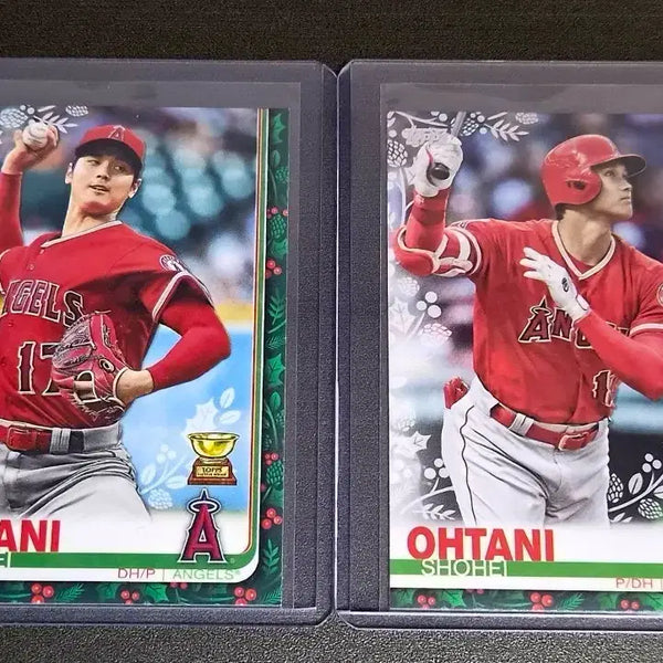 [BUNJANG] Shohei Ohtani Baseball Cards 2-Card Set / 오타니 쇼헤이 야구카드 2장 세트