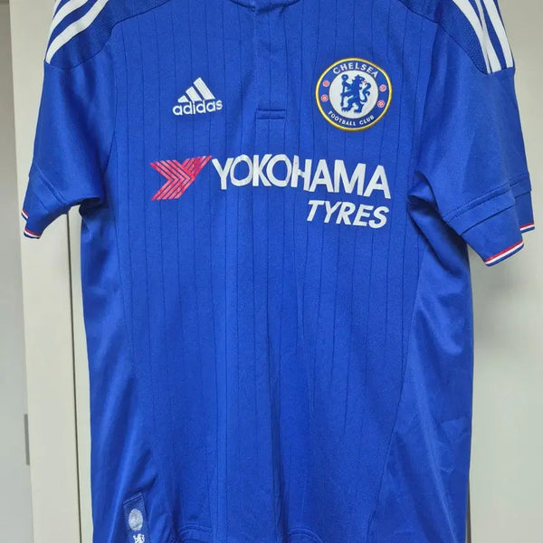 [BUNJANG] Chelsea 15/16 Season Adidas Hazard #10 Retro Home Jersey (Size 95) / 첼시 1516시즌 아디다스 정품 첼시 유니폼 아자르 마킹 95사이즈 판매
