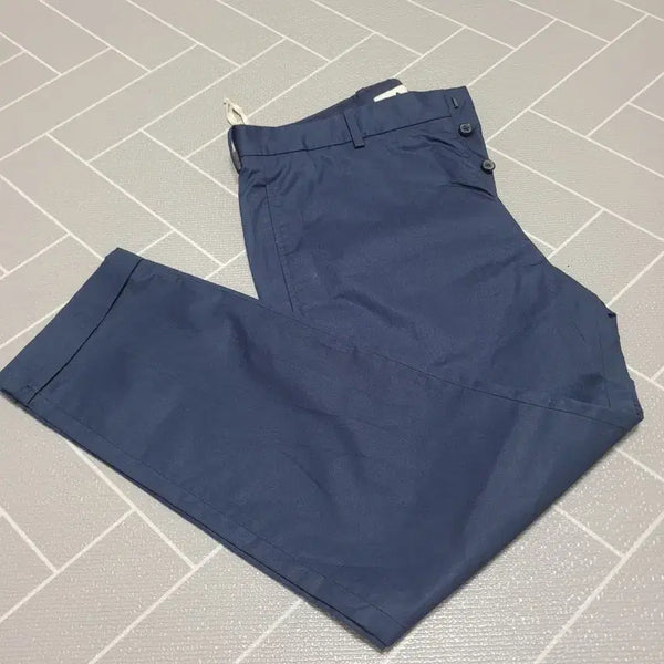 [BUNJANG] Marni Tailored Fit Cotton Chino Pants Navy / 1회착) 마르니 테일러드핏 코튼 치노 팬츠 네이비 48(M)
