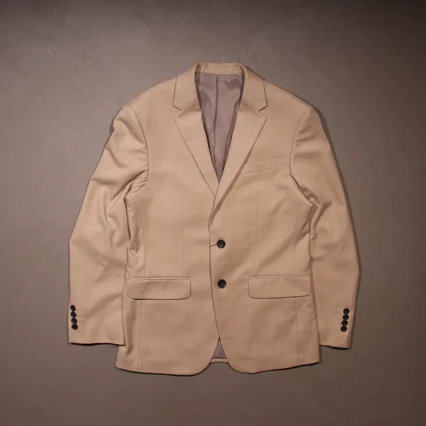 [BUNJANG] Vintage Beige Suit Blazer A447 / 빈티지 베이지 정장 블레이저 A447