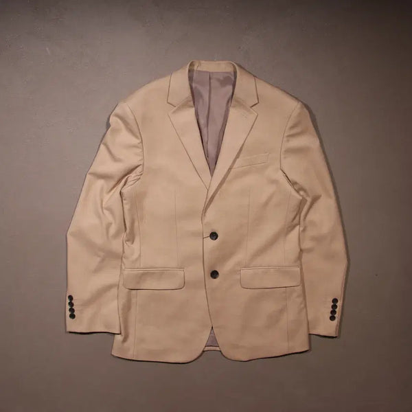 [BUNJANG] Vintage Beige Suit Blazer A447 / 빈티지 베이지 정장 블레이저 A447