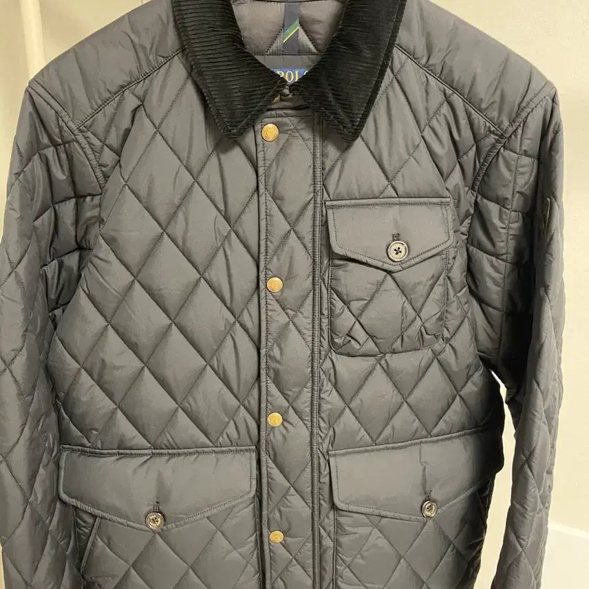 [BUNJANG] Polo Ralph Lauren Quilted Jacket Black Size S (95-100) / [백화점 새상품] 폴로 퀼팅자켓 퀄팅자켓 블랙 S사이즈(95~100)