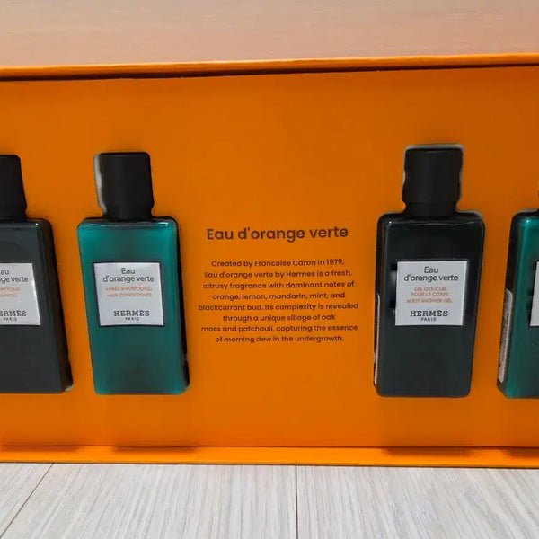 [BUNJANG] Hermès Eau d'Orange Verte Travel Kit 4 Items / 에르메스 오도렌지 트래블 키트 4종 40ml 새제품