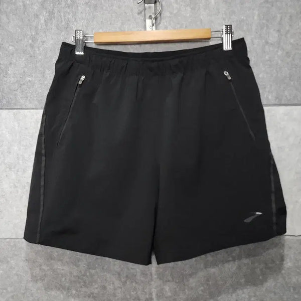 [BUNJANG] Brooks Men's Running Shorts (Size L) - Black / 브룩스 남성 러닝 쇼츠 (사이즈 L)