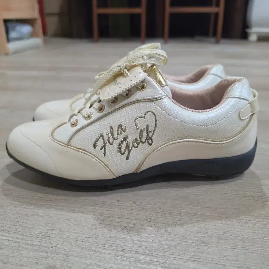 [BUNJANG] Fila Golf Women's Golf Shoes Ivory 250mm / 필라 골프 여성 골프화  아이보리 250mm