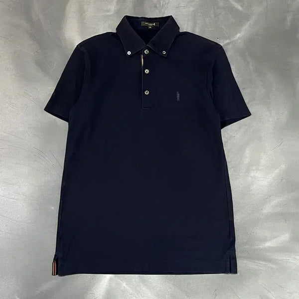 [BUNJANG] Mackintosh Logo Half Collar T-Shirt / 맥킨토시 로고 하프 카라티 y18553