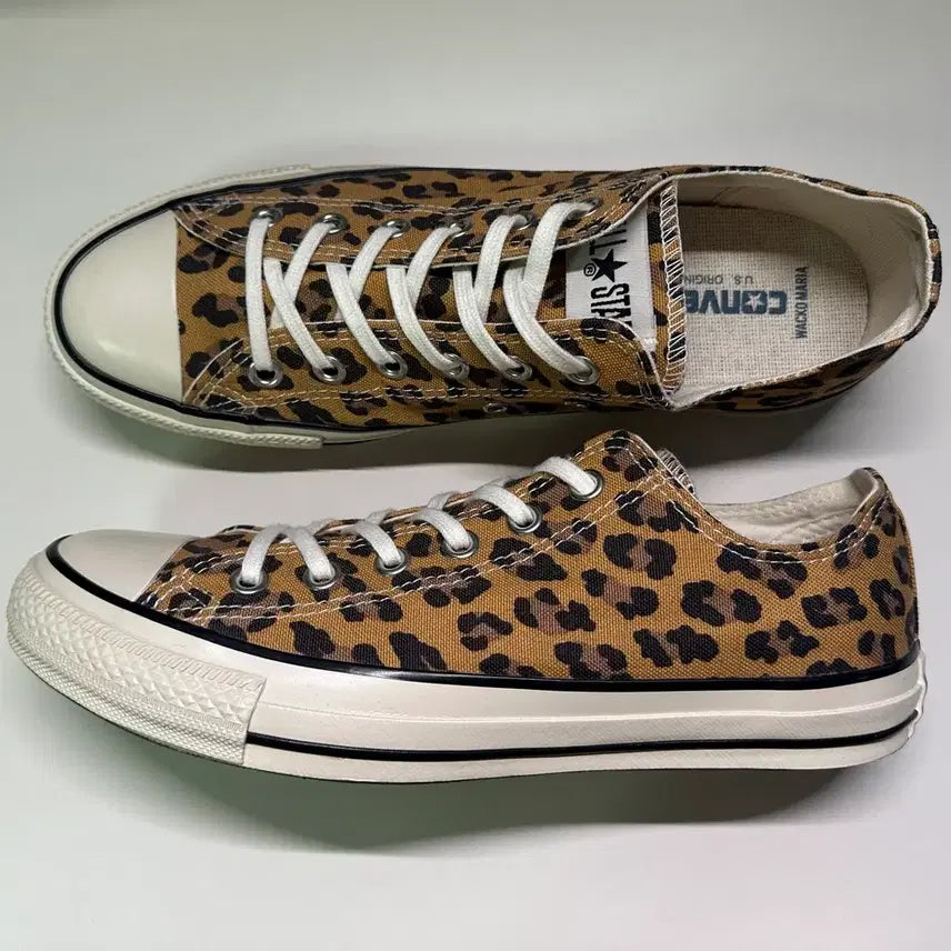 [BUNJANG] Converse x Wacko Maria All Star OX Leopard Print Sneakers / 22AW 컨버스 x 와코마리아 올스타 OX
