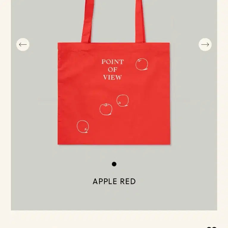 [BUNJANG] Point of View (POV) Fabric Eco Bag / POV 포인트오브뷰 패브릭백 에코백