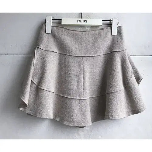 [BUNJANG] MINE Women's Wool Blend Skirt Beige / MINE 정품 - 55/새거수준