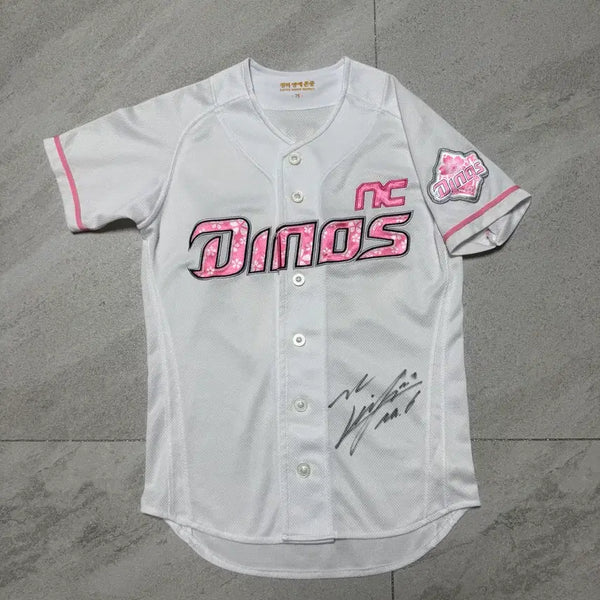 [BUNJANG] NC Dinos Baseball Uniform Cherry Blossom Pink Na Sung-bum / Nc다이노스 야구 유니폼 벚꽃 핑크 나성범