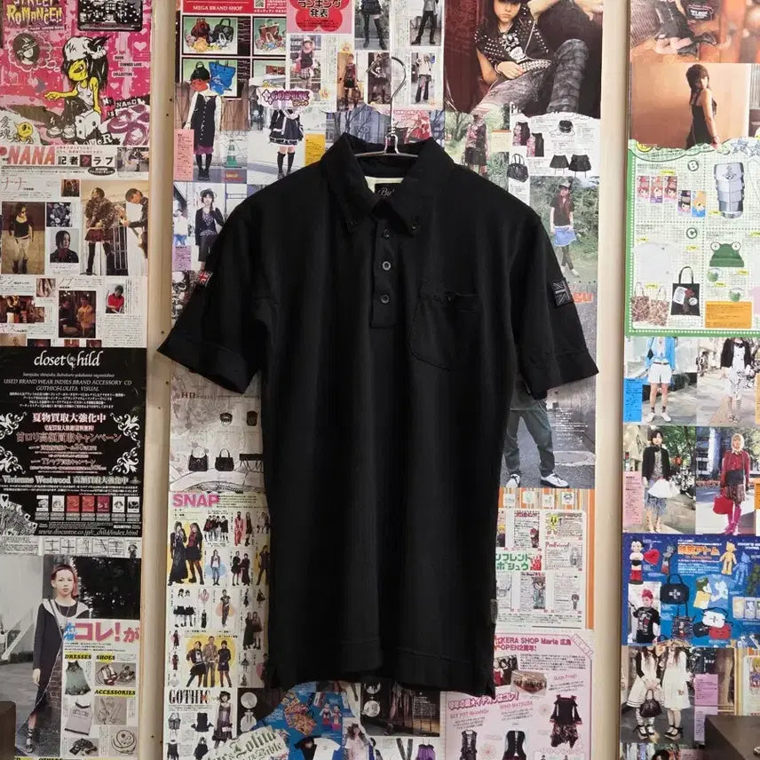 [BUNJANG] British Side Patch PK T-shirt / JPN 브리티시 사이드 패치 PK 반팔