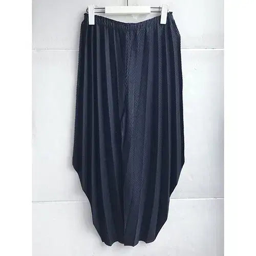 [BUNJANG] Madame Pleats Black Balloon Summer Band Pants / 마담플리츠 - 66.77/새거수준