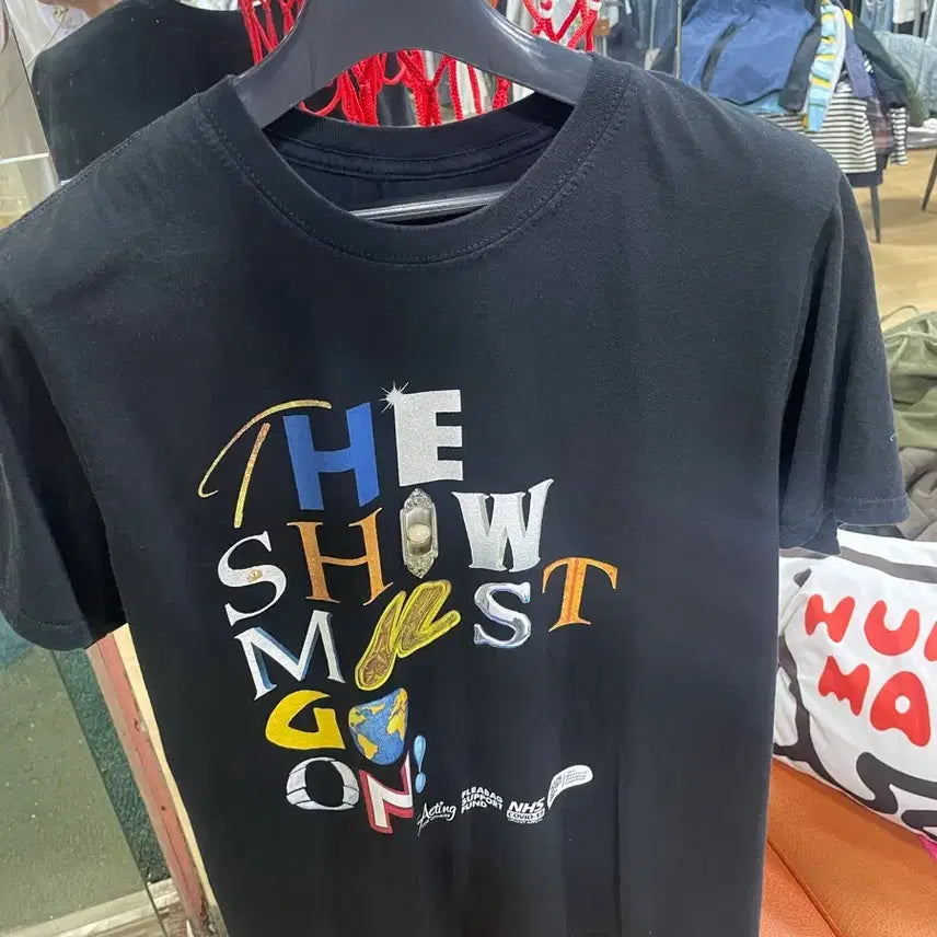 [BUNJANG] Vintage The Show Must Go On Rock T-Shirt / Vintage rock t-shirts [The show must go on]