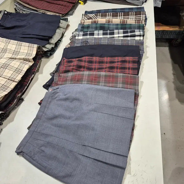 [BUNJANG] Used School Skirt Size 74 (Set of 10) / 중고 교복치마 사이즈 74. 10장