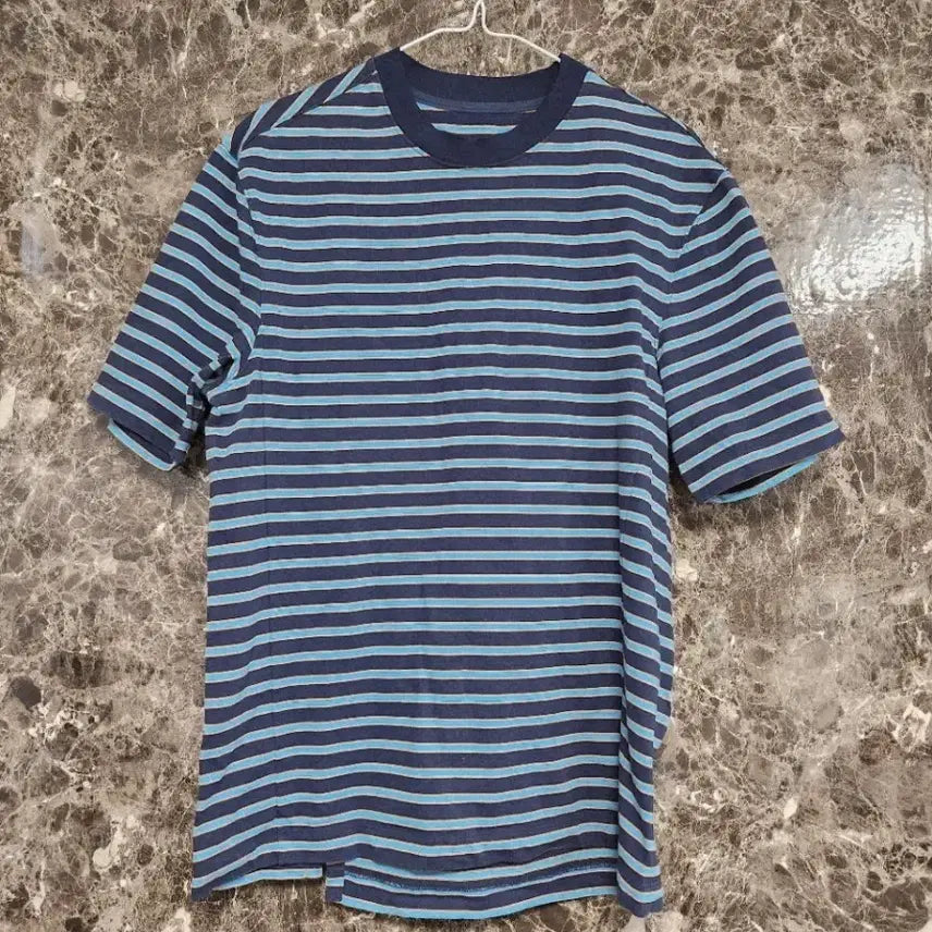 [BUNJANG] Time Homme Striped Short-Sleeve T-Shirt Size 95 / 타임 옴므 반팔티 95