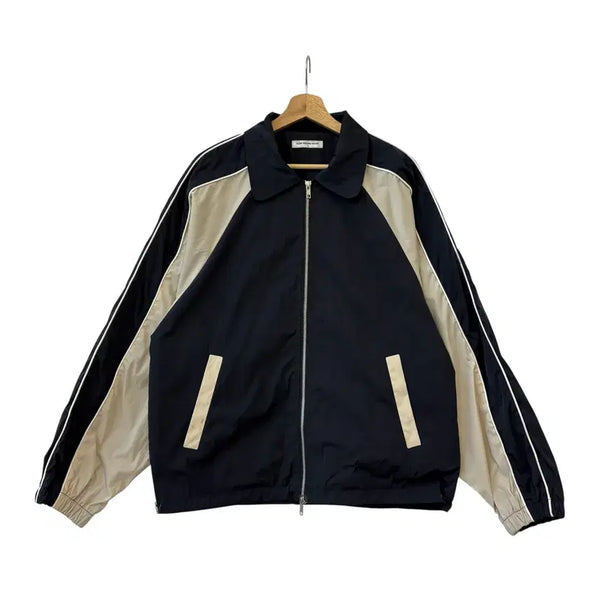 [BUNJANG] Slow Record House Piping Line Windbreaker Navy M / 슬로우레코드하우스 파이핑 라인 윈드브레이커 네이비 M 정품