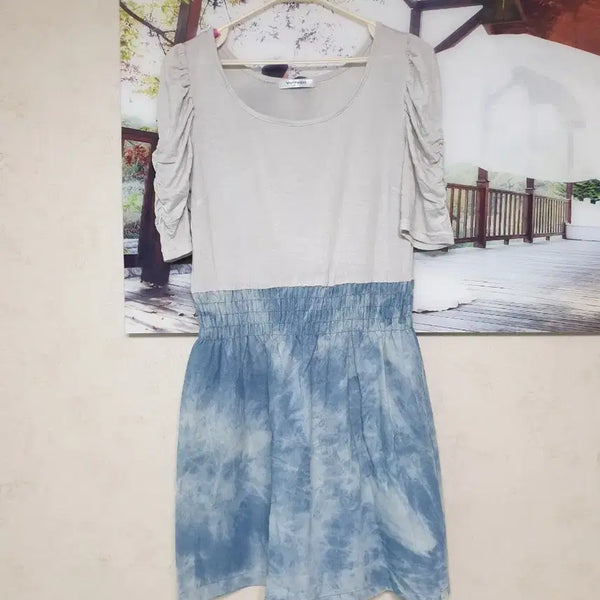 [BUNJANG] Valley Girl Denim Color Dress S / 밸리걸 데님컬러 원피스 55 S (정가3만)