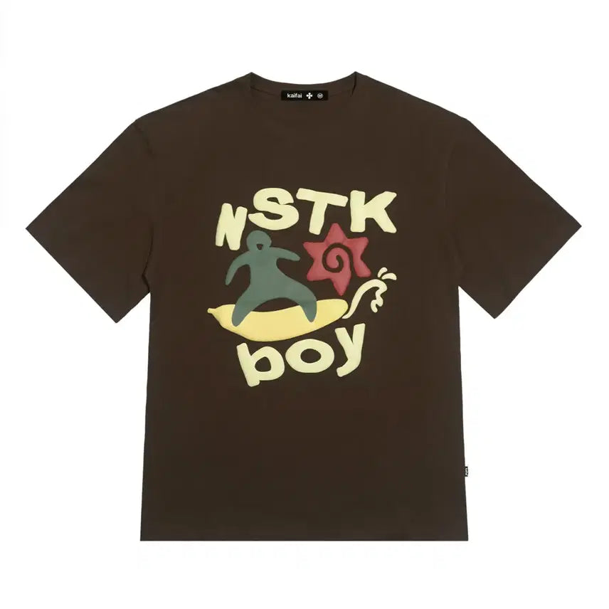 [BUNJANG] Kaifiy Banana Boy Short Sleeve T-Shirt / 카이파이 네스티킥 서핑 바나나보이 반팔