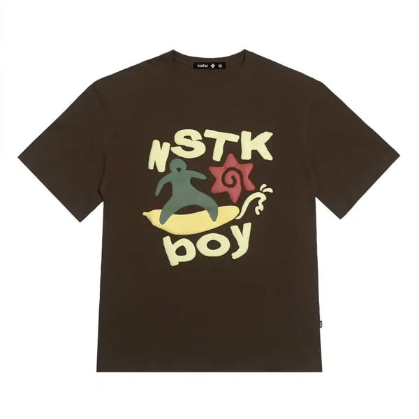 [BUNJANG] Kaifiy Banana Boy Short Sleeve T-Shirt / 카이파이 네스티킥 서핑 바나나보이 반팔