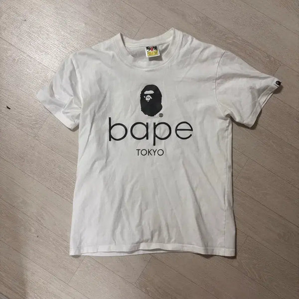 [BUNJANG] BAPE Tokyo Short Sleeve T-Shirt White / 베이프 도쿄 반팔 티셔츠 화이트