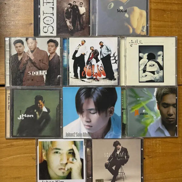 [BUNJANG] Solid 1st - 4th Album & Live & Kim Jo-han CD Collection / 솔리드 1집~4집 & 라이브 & 김조한 시디 모음