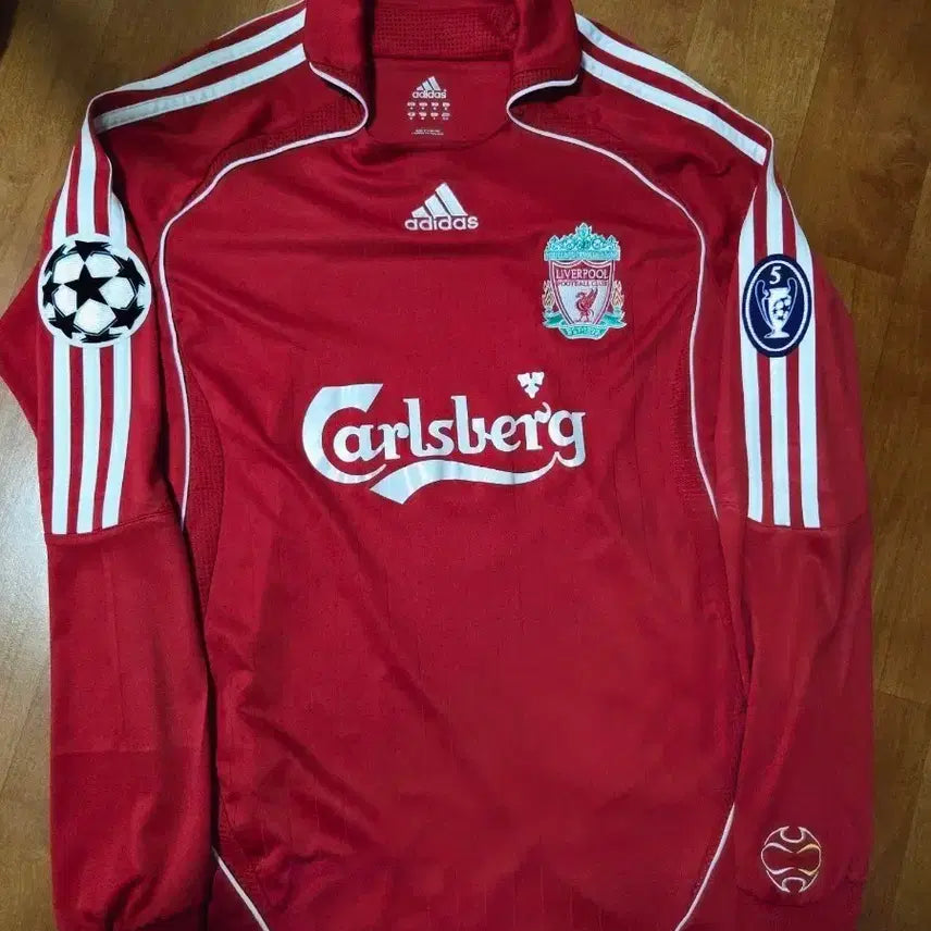 [BUNJANG] Liverpool 2006-2008 Home Long Sleeve Gerrard Jersey / 06-08 리버풀 홈 제라드