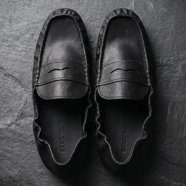 [BUNJANG] Unisex Loafers with Shirring Detail / 셔링디테일 유니섹스 로퍼