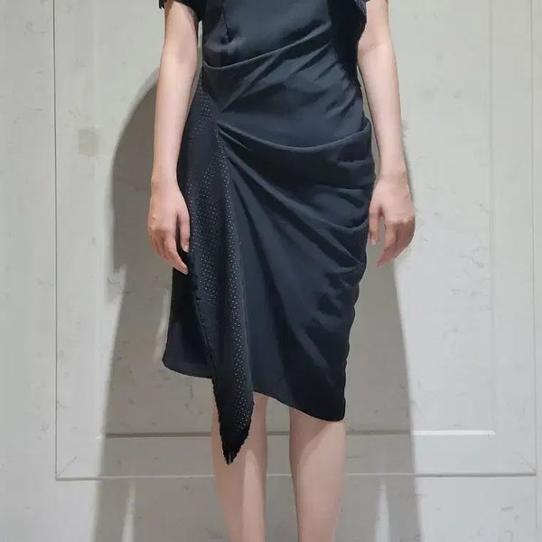 [BUNJANG] MOJOSPAN Black Tassel Dress / 모조에스핀 블랙 태슬원피스