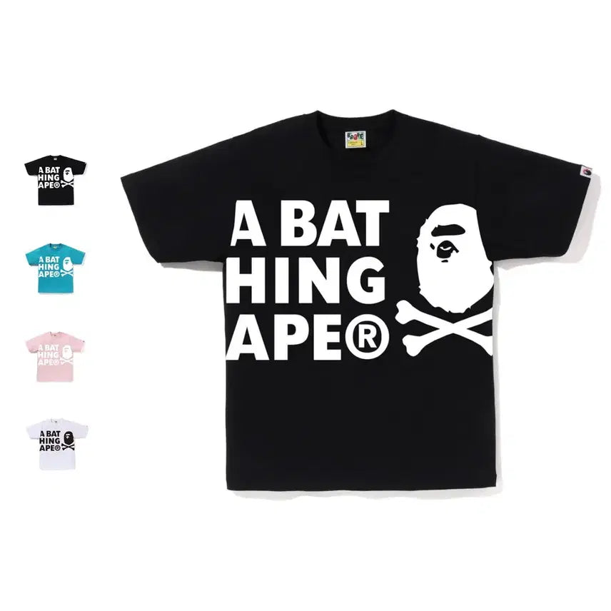 [BUNJANG] BAPE Crossbone Short Sleeve T-Shirt / 베이프 크로스본 반팔티