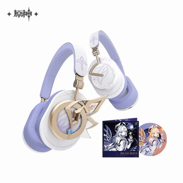 [BUNJANG] Genshin Impact Official Nicole Themed Bluetooth Headphones Goods Set / [예약공구] 원신 공식 니콜 테마 블루투스 헤드폰 굿즈 세트