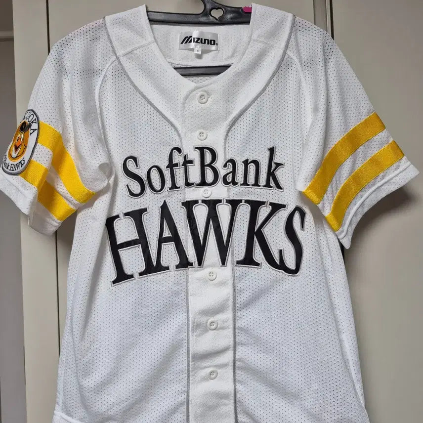 [BUNJANG] Mizuno Authentic SoftBank Hawks Baseball Uniform - Lee Dae-ho #10 - Size 95 / 미즈노 정품 소프트뱅크 호크스 유니폼, 이대호 마킹 95사이즈 판매합니다