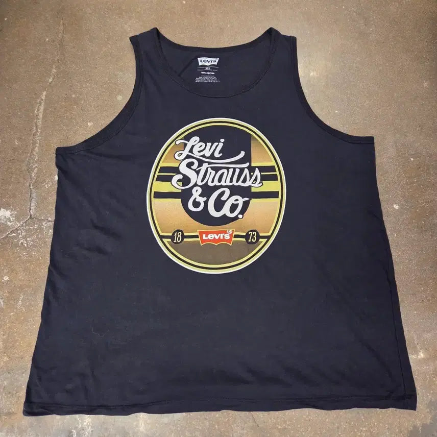 [BUNJANG] Levi's Men's Black Sleeveless Tank Top 2XL / 리바이스 남성 블랙 민소매 나시 검정