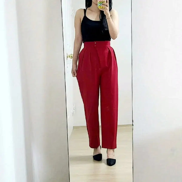 [BUNJANG] JOINT WORKS High-Waist Pintuck Slacks Pants / JOINT WORKS 하이웨스트 핀턱  슬랙스 팬츠