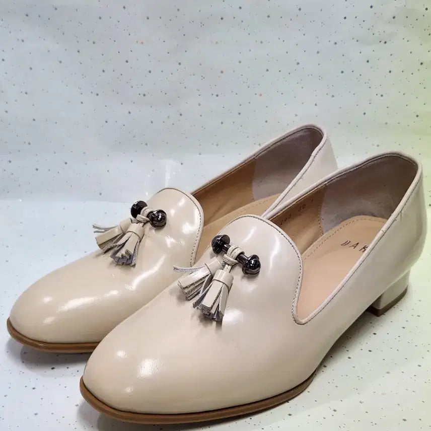 [BUNJANG] Daks Women's Beige Loafers (245 Size) / 닥스 여성구두 245사이즈