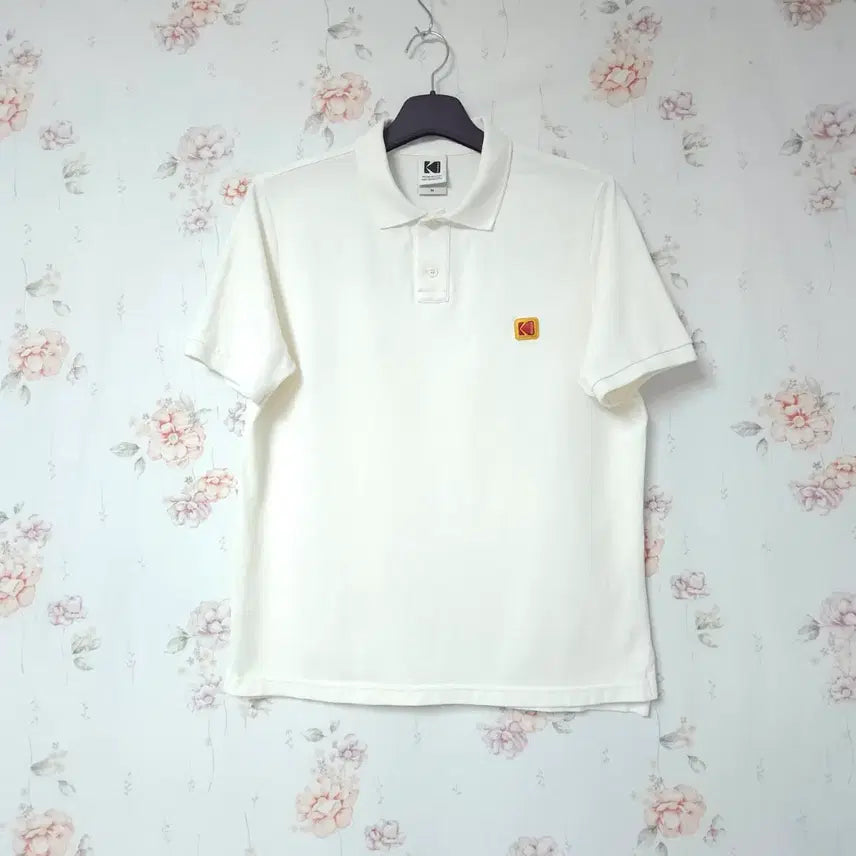 [BUNJANG] Kodak Men's Short Sleeve Polo T-Shirt Ivory / 코닥 정품 남성 반팔카라티 95~100