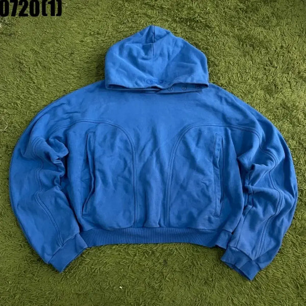 [BUNJANG] Grailz Hooded Sweatshirt Blue / Grailz 그레일즈 후드티 1