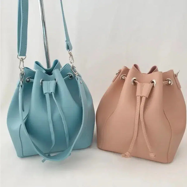 [BUNJANG] Money Money Daily Bucket Shoulder Bag Baby Pink / 에이블리 머니모니 데일리 버킷 숄더백