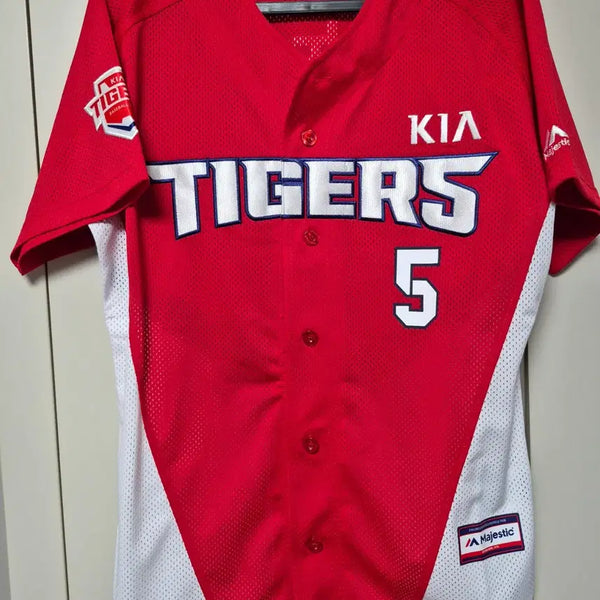 [BUNJANG] Kia Tigers Majestic Kim Do-young Marked Baseball Jersey (Size 95) / 기아타이거즈 유니폼 마제스틱 95사이즈 김도영 마킹 팝니다
