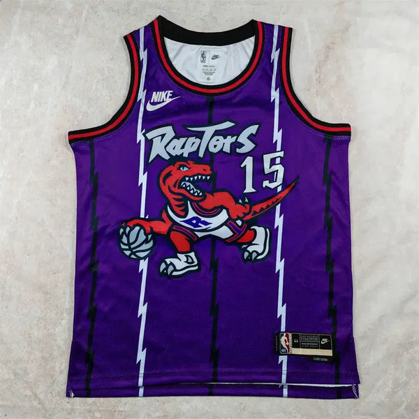 [BUNJANG] Toronto Raptors #15 Carter Classic Purple Jersey / NBA 농구복 토론토 랩터스 15호 카터 클래식 퍼플 핫 프레스
