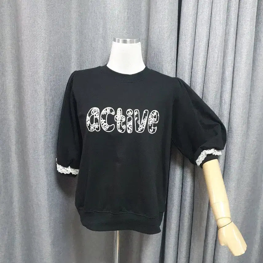[BUNJANG] Puff Lettering T-Shirt / 퍼프 레터링 티셔츠