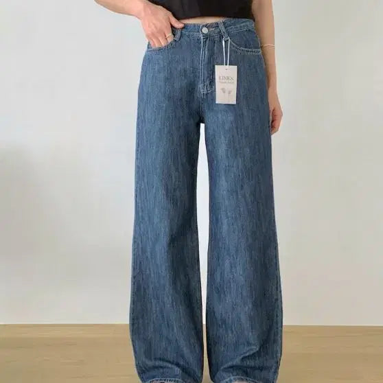 [BUNJANG] Linen Wide-Leg Pants / 세미와이드 린넨 팬츠, 일자핏 썸머 데님 새상품 일괄 팝니다.