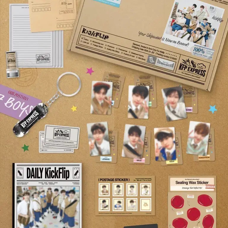 [BUNJANG] Kickflip Weflip 1st Generation Official Kit Unsealed / 킥플립 위플립 1기 공식 키트