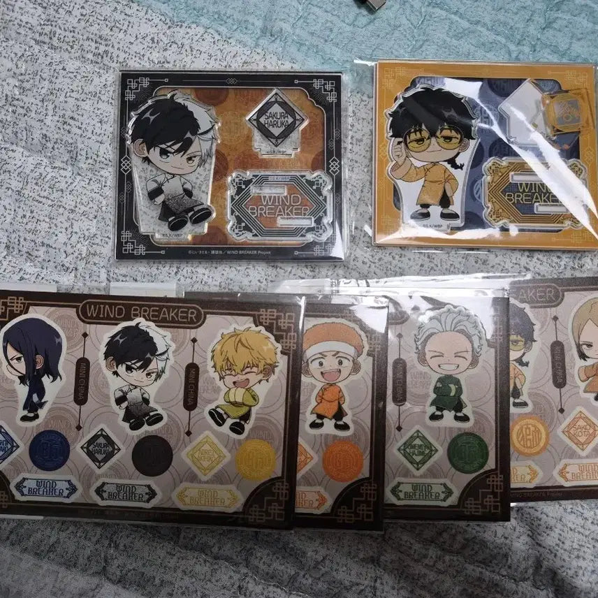 [BUNJANG] Windbreaker Acrylic Sticker Set Bundle / 윈브레 아크릴 스티커 세트 일괄 판매