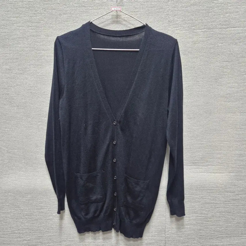 [BUNJANG] Navy Knit Cardigan / 자399 니트 가디건