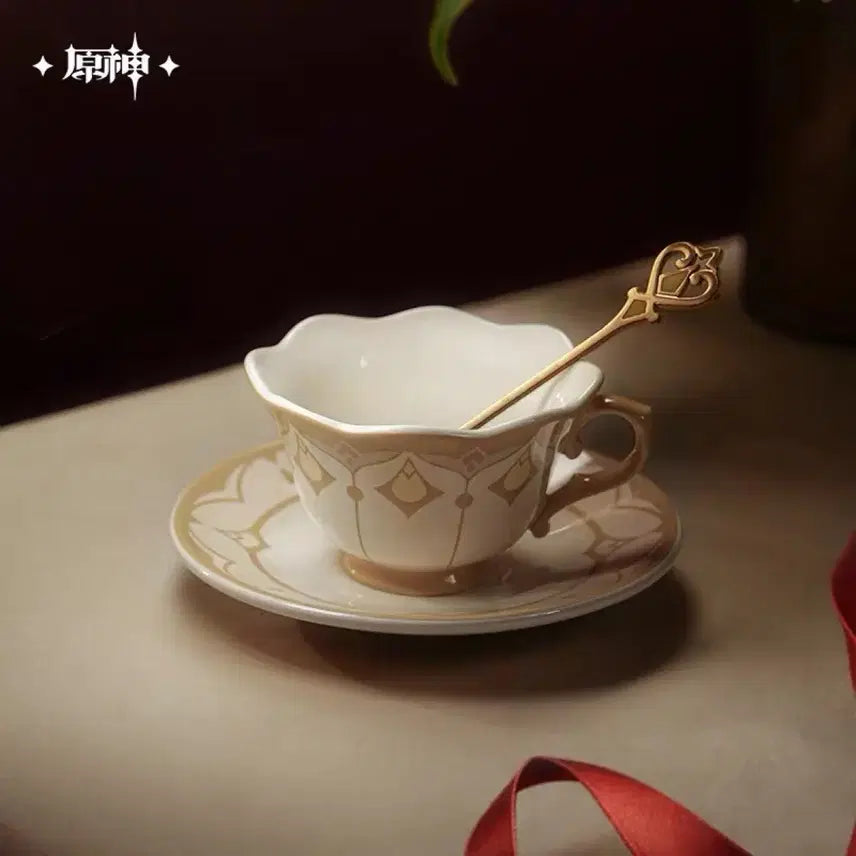 [BUNJANG] Genshin Impact Sandrone Motive Teacup Set (Pre-order) / [예약공구] 원신 공식 산드로네 모티브 찻잔 세트