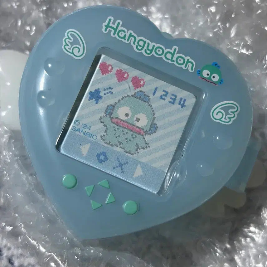 [BUNJANG] Sanrio Mizuiro Game Machine Keyring Hangyodon / 산리오 미즈이로 게임기 키링 한교동