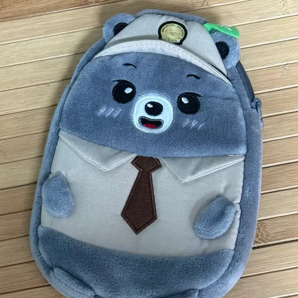 [BUNJANG] Kuklip Gongwon Bandit Character Pouch / 국립공원 반달이 파우치