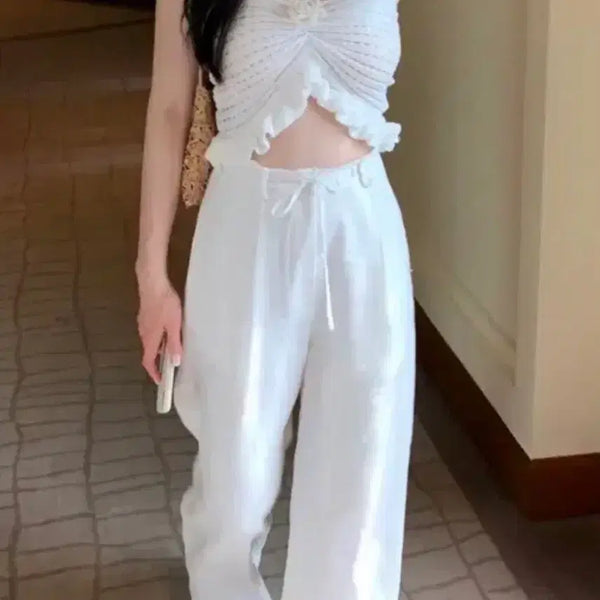 [BUNJANG] ONT Ivory Linen Pants / 온트 아이보리 린넨 팬츠